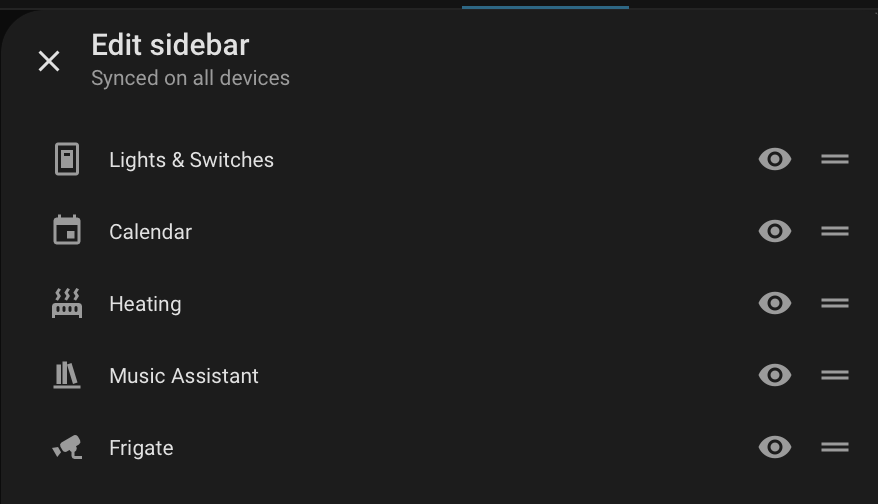 Make Calendar Visible in Side Bar